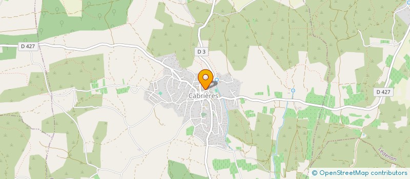 localisation de l'entreprise ENLIVE SA à CABRIERES