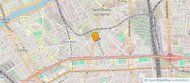 localisation de l'entreprise ENLIVREZ-VOUS à SAINT-OUEN-SUR-SEINE