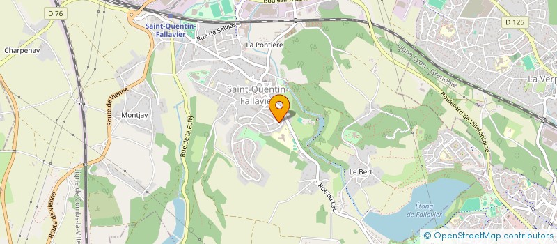 localisation de l'entreprise ENLLEGA  SAINT-QUENTIN-FALLAVIER