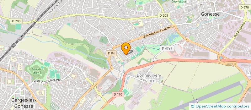 localisation de l'entreprise ENLM  ARNOUVILLE