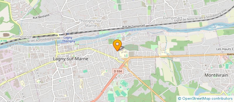 localisation de l'entreprise ENLODAN  LAGNY-SUR-MARNE