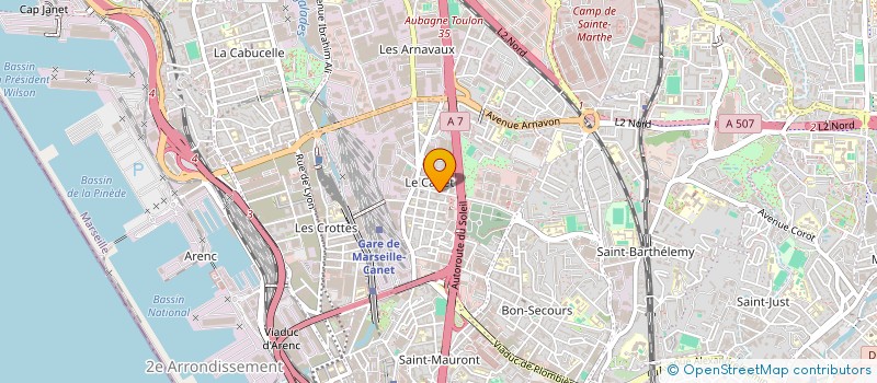 localisation de l'entreprise ENLOU à MARSEILLE