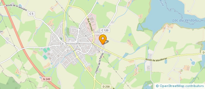 localisation de l'entreprise ENLUMINURE  LA TESSOUALLE