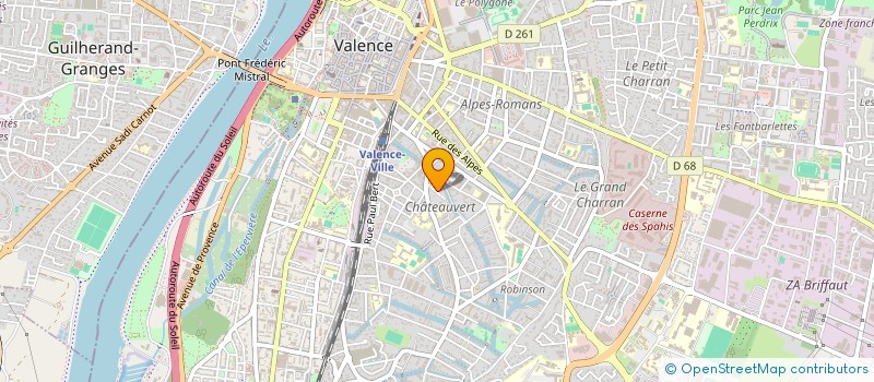 localisation de l'entreprise ENLUMINURE à VALENCE