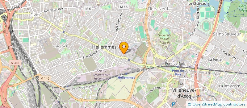 localisation de l'entreprise ENLYSEE  LILLE