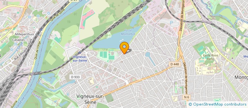 localisation de l'entreprise ENM à VIGNEUX-SUR-SEINE