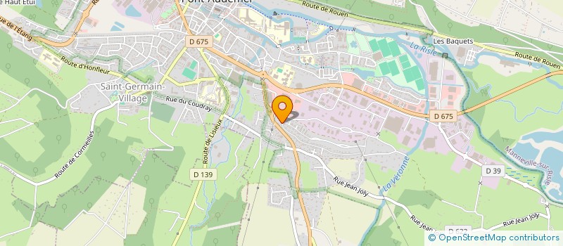 localisation de l'entreprise ENM à PONT-AUDEMER