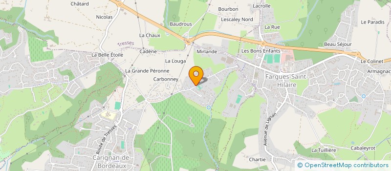 localisation de l'entreprise ENMATIA  CARIGNAN-DE-BORDEAUX