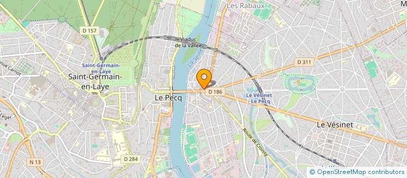 localisation de l'entreprise ENN  LE VESINET