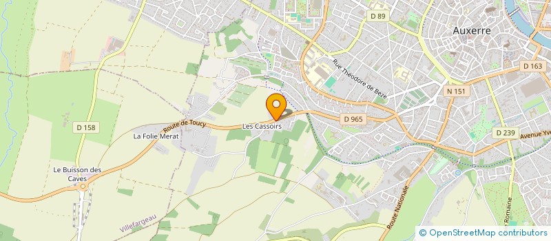 localisation de l'entreprise ENNA  AUXERRE