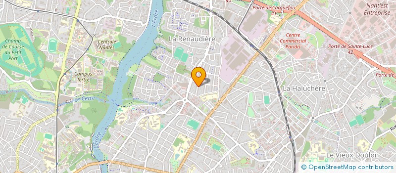 localisation de l'entreprise ENNEA DEVELOPPEMENT à NANTES