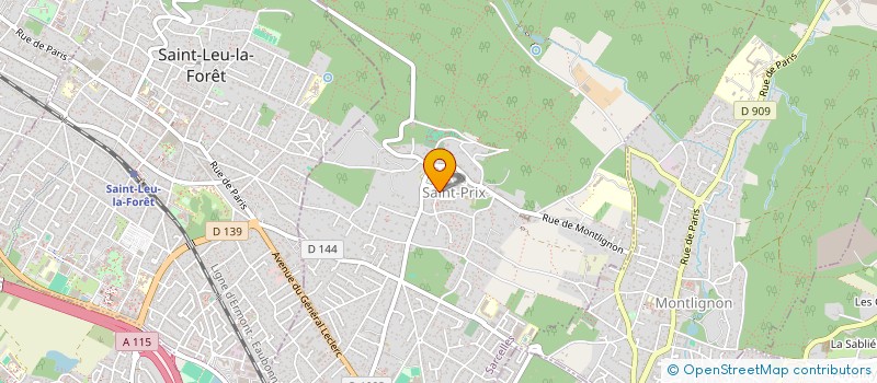 localisation de l'entreprise ENNEA GROUPE à SAINT-PRIX