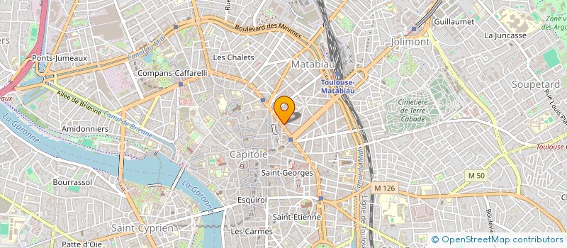 localisation de l'entreprise ENNEADE  TOULOUSE