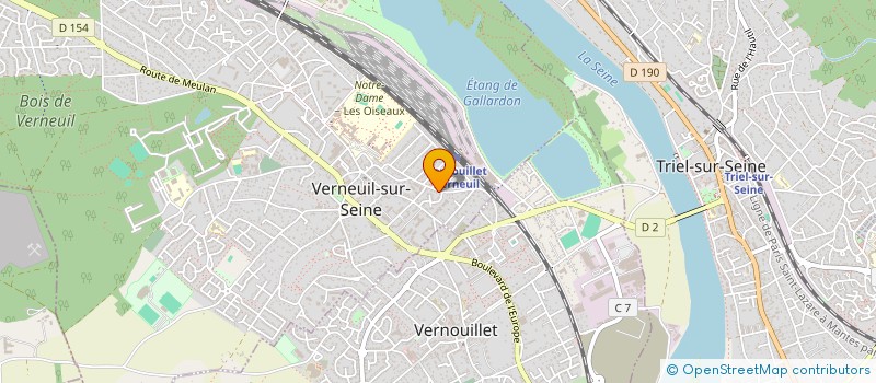 localisation de l'entreprise ENNEADIAG  VERNEUIL-SUR-SEINE