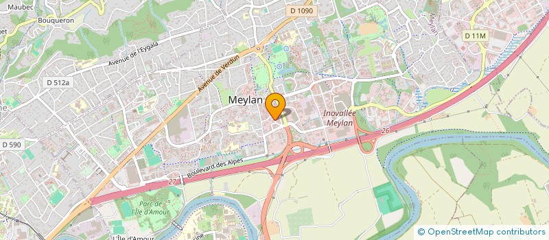 localisation de l'entreprise ENNEAGONE à MEYLAN