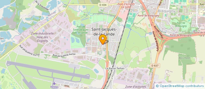 localisation de l'entreprise ENNECO  CHARTRES-DE-BRETAGNE