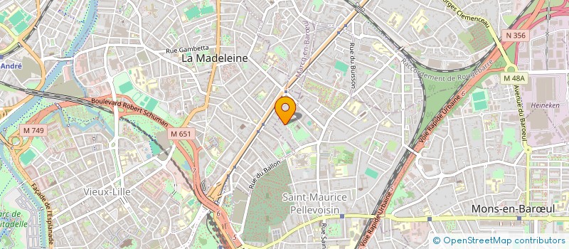 localisation de l'entreprise ENNEVELIN 420 à LILLE