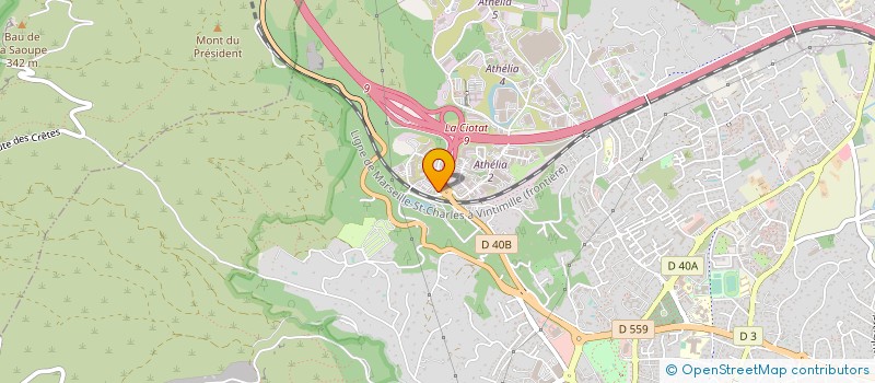 localisation de l'entreprise ENNI  LA CIOTAT