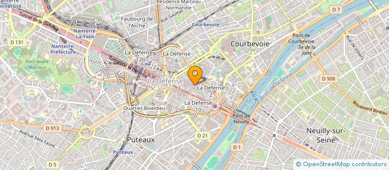 localisation de l'entreprise ENNIA SCHADEVERZEKERING à COURBEVOIE