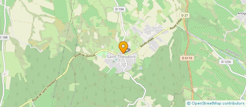 localisation de l'entreprise ENNIMA  SAINT-THEODORIT