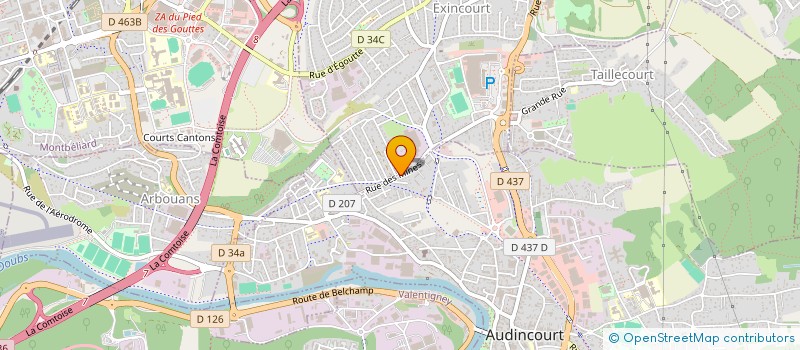 localisation de l'entreprise ENNNA  AUDINCOURT