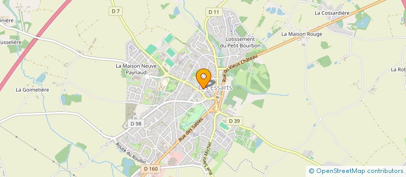 localisation de l'entreprise ENNOIA PATRIMOINE à ESSARTS-EN-BOCAGE