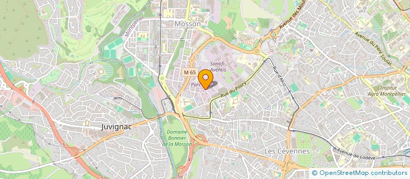 localisation de l'entreprise ENNOURY à MONTPELLIER