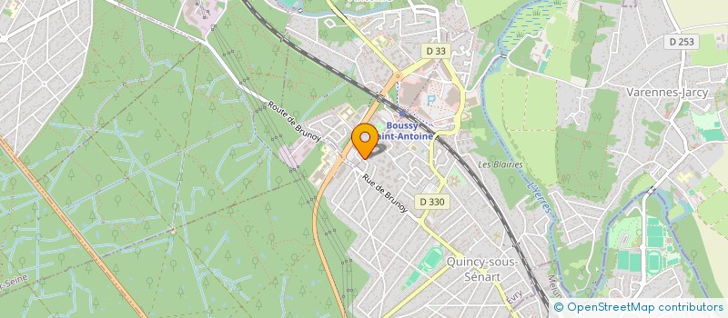 localisation de l'entreprise ENNOVA CAPITAL  QUINCY-SOUS-SENART