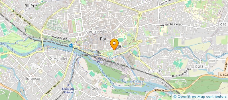 localisation de l'entreprise ENNOVAL à PAU