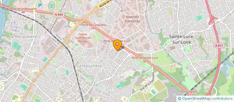 localisation de l'entreprise ENNOVSYS à NANTES