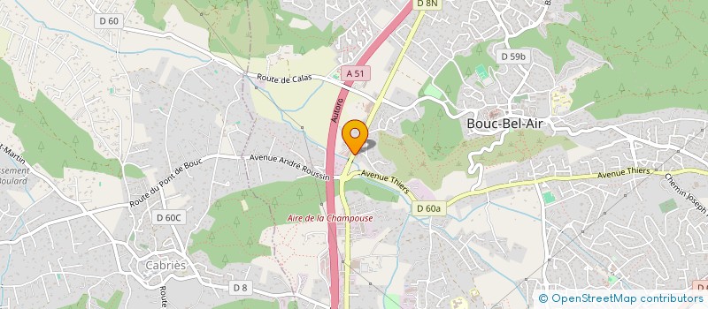 localisation de l'entreprise ENNYS à BOUC-BEL-AIR