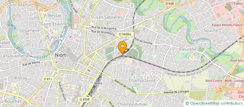 localisation de l'entreprise ENO à NIORT