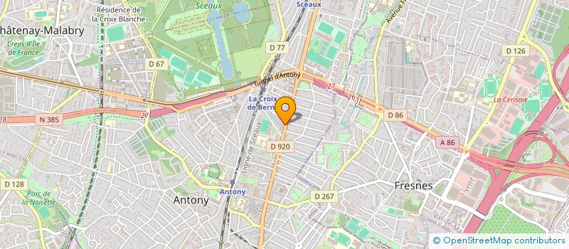localisation de l'entreprise ENO à ANTONY