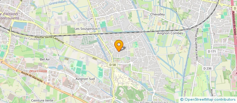 localisation de l'entreprise ENOBAN  AVIGNON