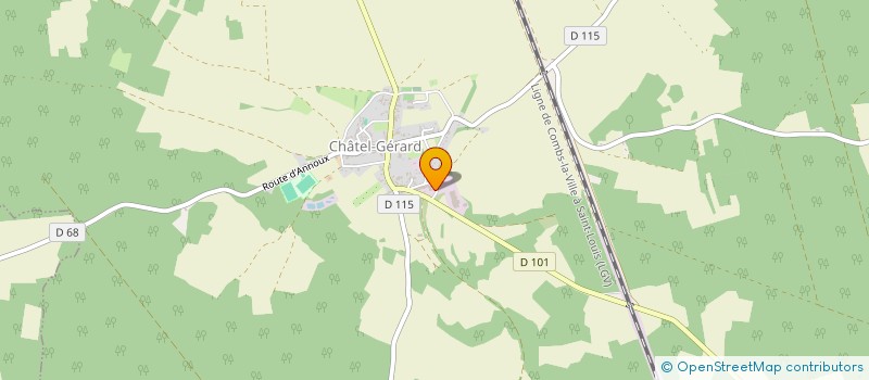 localisation de l'entreprise ENODAN  CHATEL-GERARD