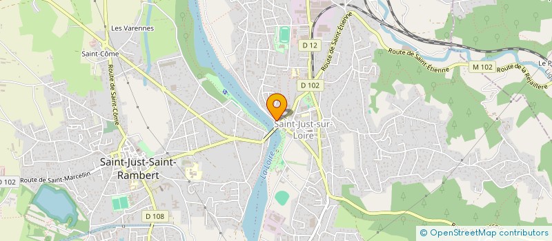 localisation de l'entreprise ENODIS à SAINT-JUST-SAINT-RAMBERT