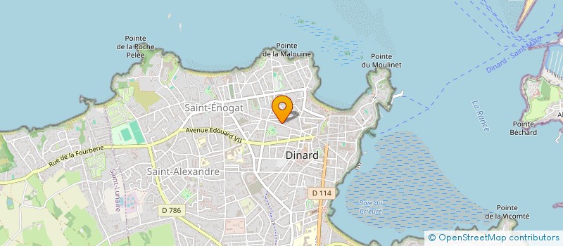 localisation de l'entreprise ENOGAT 44  DINARD