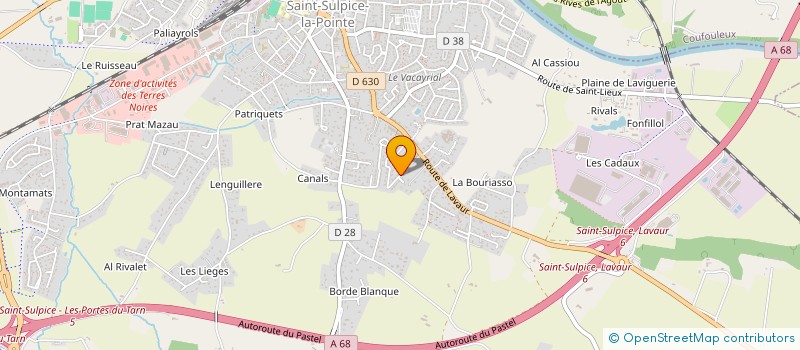 localisation de l'entreprise ENOHA SAS  SAINT-SULPICE-LA-POINTE