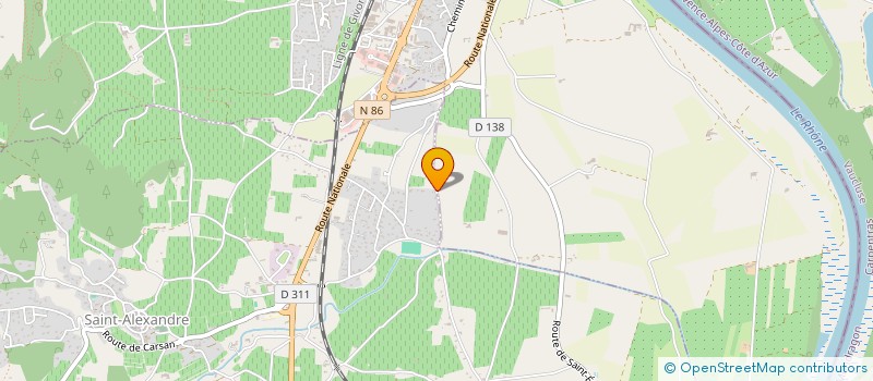 localisation de l'entreprise ENOISE  PONT-SAINT-ESPRIT