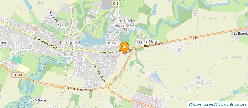 localisation de l'entreprise ENOKIM IMMOBILIER  TALMONT-SAINT-HILAIRE