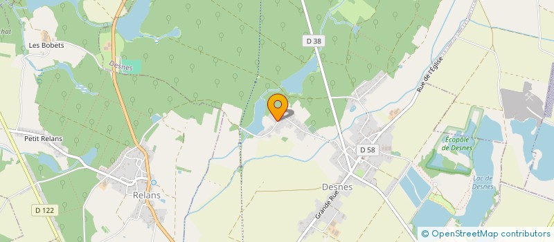 localisation de l'entreprise ENOLA  DESNES