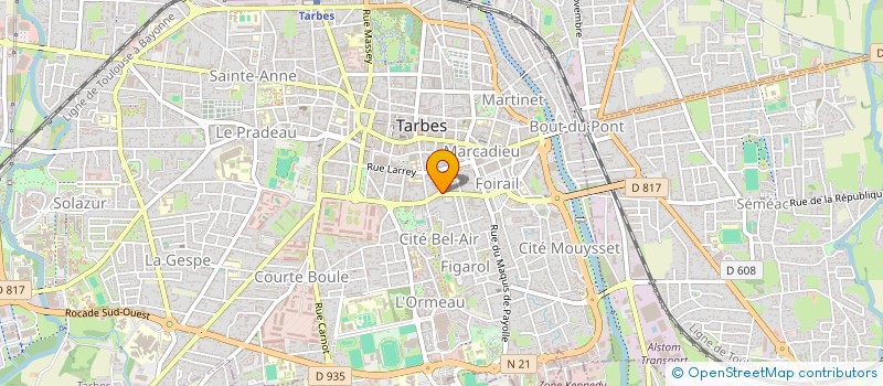 localisation de l'entreprise ENOLA  TARBES