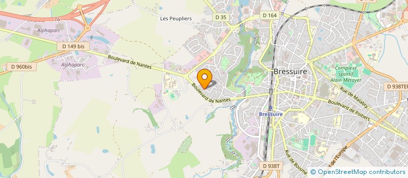 localisation de l'entreprise ENOLA PRODUCTION  BRESSUIRE