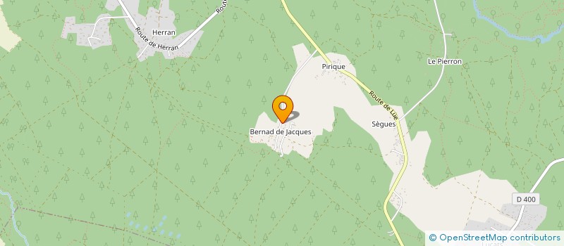 localisation de l'entreprise ENOLA RECEPTION  PARENTIS-EN-BORN