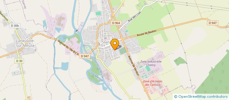 localisation de l'entreprise ENOLIA à STENAY