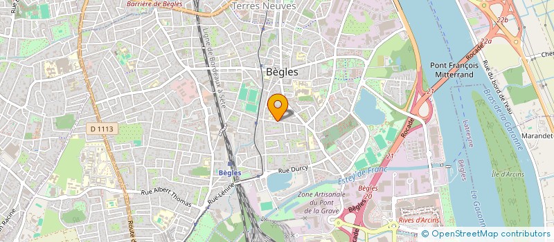 localisation de l'entreprise ENOLISA à BEGLES
