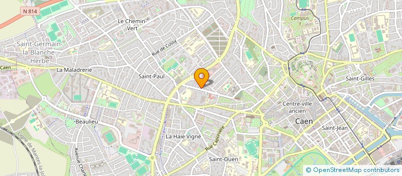 localisation de l'entreprise ENOLYA à CAEN