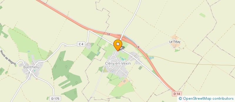 localisation de l'entreprise ENOLYA LODGE  CLERY-EN-VEXIN