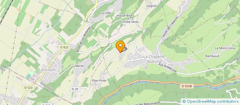 localisation de l'entreprise ENOLYS  LA CHAPELLE-BLANCHE