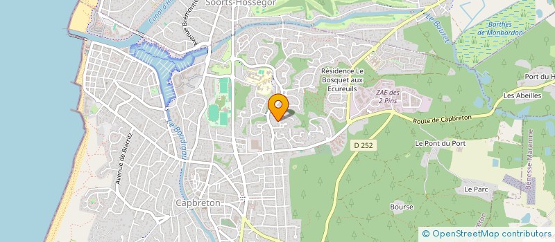 localisation de l'entreprise ENOLYS  CAPBRETON